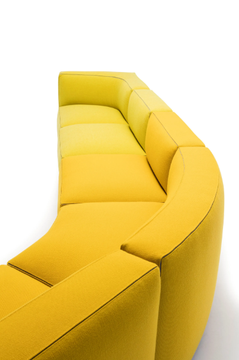 DADO - Modular sectional fabric sofa by Andreu World - view 3